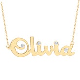 1/12CTW-DIA NK GIFT "Olivia" NECKLACE (18 INCH)